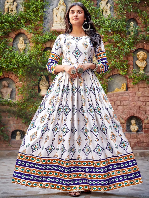 Jaipuri Rayon Anarkali Kurti